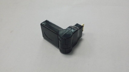 凱旺HDMI A母轉迷你HDMI公頭180°可旋轉轉接頭 靈活連接，ABS外殼耐用之選